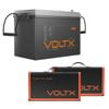 Voltx 12v 200ah Lithium Battery + 200w Solar Panel Mat