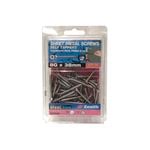 Zenith 8G x 38mm Stainless Steel Countersunk Head Sheet Metal Screws - 50 Pack