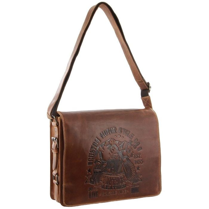 Billy The Kid s Genuine Leather Shoulder  Western in Cognac