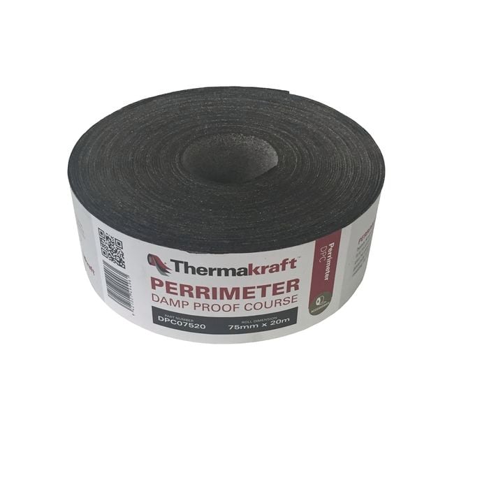 Thermakraft 75mm x 20m Bitumionus Damp Proof Course