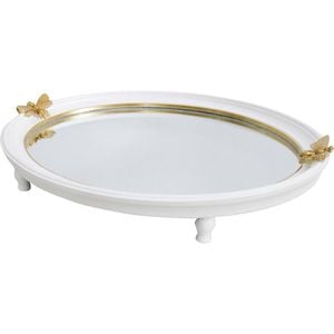 LVD Bee Mirror Tray Decorative Home Decor Ornament Statue 40x32.5cm