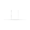Oriel Lighting Shard 150cm LED Pendant Light - White 150cm