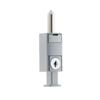 Secure Zone Mini Bolts - Satin Chrome 1 Pack