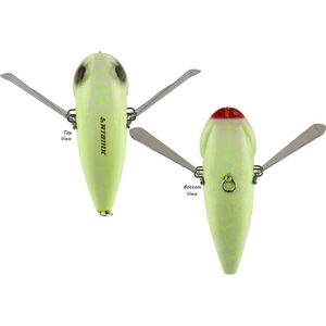 Atomic Hardz Slappa 90 Cicada 90mm 28.1g Fishing Lure Snake Glow
