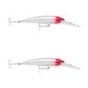 2x Rapala 18cm X Rap Magnum 40 Deep Diving Trolling Lures - Red Head UV