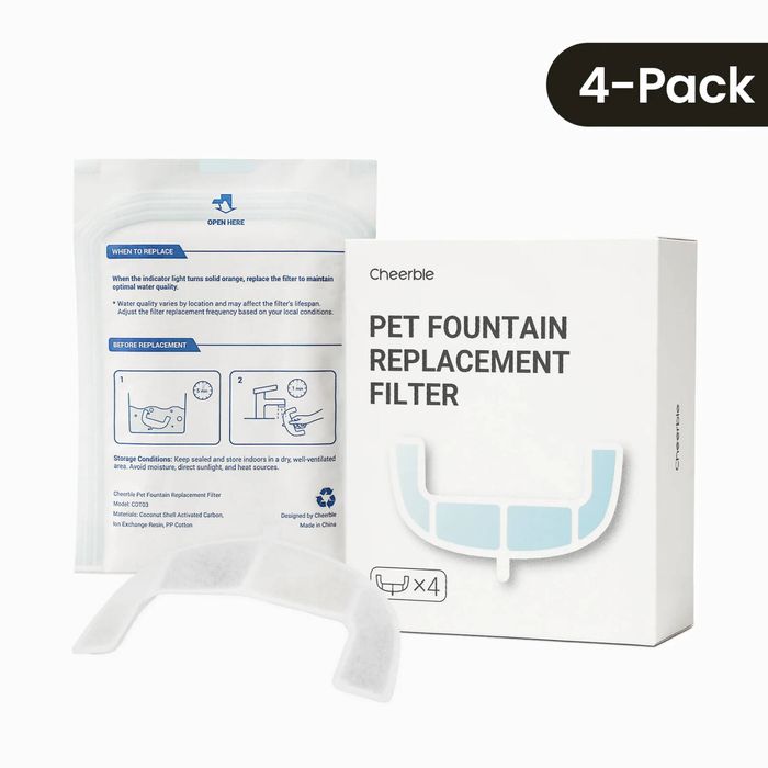 Cheerble E1 Lite Replacement Filter 4 Pack