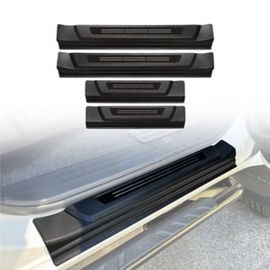 AUSGO Door Sill Protector for Toyota Hilux Dual Cab 2015-2025 ABS Scuff Plate Cover