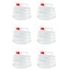6x Wildtrak Expanda Water Carrier 5l Portable Design W/ Leak-proof Cover 29x19cm