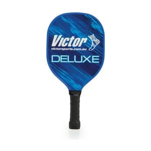 Victor Sports Pickleball Paddle Wooden Deluxe 7-Ply High-Density Blue 40.2cm