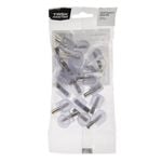 Taskmaster 5mm Pin Suction Cup Shelf Supports - 20 Pack