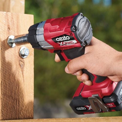 Ozito PXC 18V Cordless Brushless Impact Wrench Kit PXBWK 250 Bunnings Australia