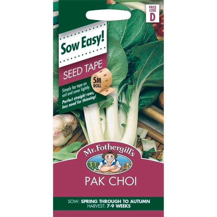 Mr Fothergill's Pak Choi Seed Tape