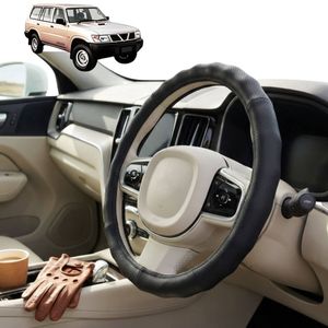 Australian Goose Steering Wheel Cover for Nissan Patrol Y61 1997 - 2016 (SUV (Y61/GU)) Circle Black