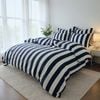 Standard Pillowcase - Premium Double Brushed Microfibre (Navy Strix)