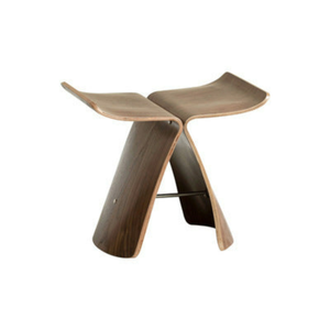 NNEOBA Stool Ins Danish Butterfly Chair Stool Brown