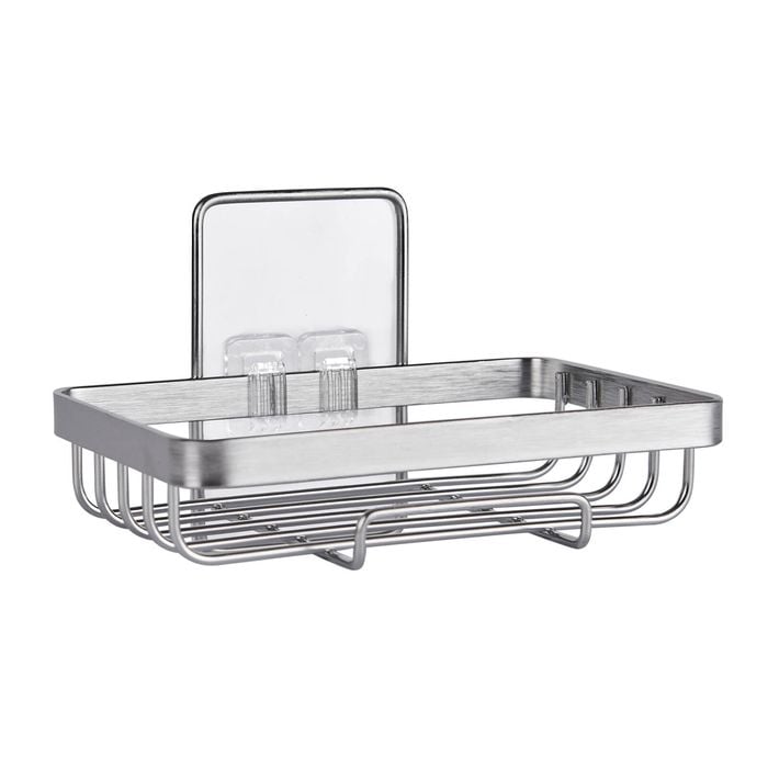 Naleon Chrome Adhesive Works Wire Soap Dish
