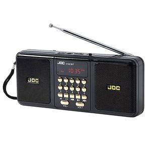 Portable Fm Radio Bluetooth Speaker Black