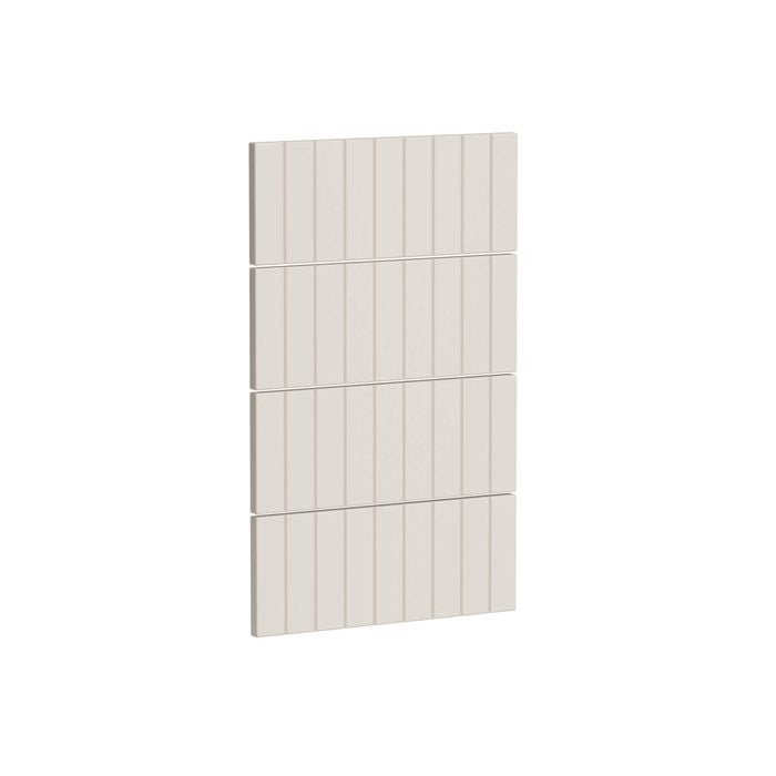 Kaboodle 450mm Cremasala V-Groove 4 Drawer Panels