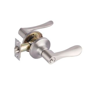 Tasman Satin Nickel Plated Tiva Left Handed Leverset