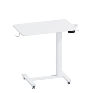 Ufurniture Portable Mobile Standing Desk Electric Height Adjustable Table