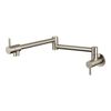 Mondella Resonance Brushed Nickel 2 Control Valves Pot Filler