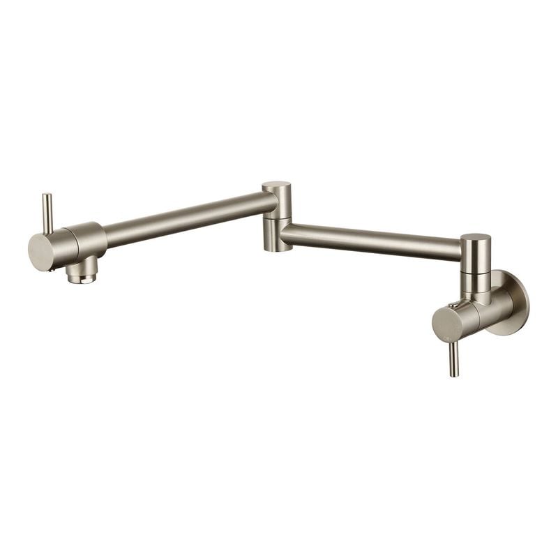 WELS 4 Star 7.5L/min Brushed Nickel Resonance 2 Control Valves Pot Filler