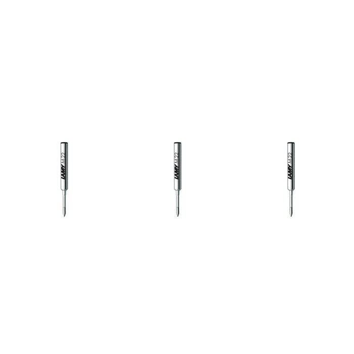 3x Lamy M22 Ballpoint Refill For Scribble/pico Pen Office Medium Nib Black