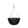 Respect 31cm Charcoal Green Earth Hanging Planter