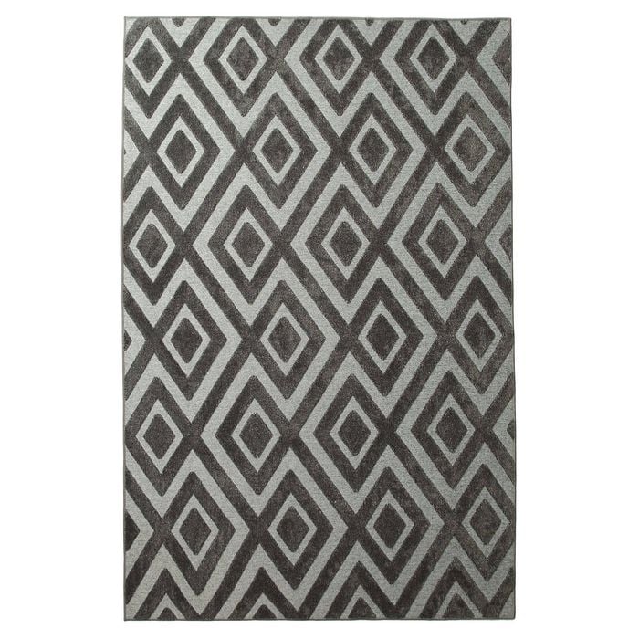 MaxFind 160 x 230cm Misurni Diamond Charcoal Rug