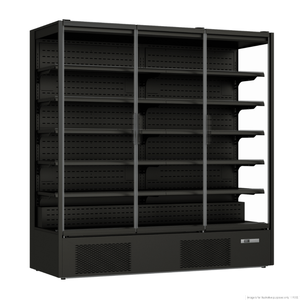 Thermaster Supermarket Panorama 3 Door Chiller Display  - Commercial Open Display Fridges (dc-187b)