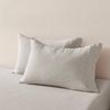 Dreamaker Jersey Luxe 100% Cotton Standard Pillowcase Twin Pack Oatmeal
