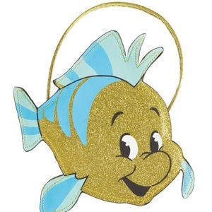 Disney Ariel Flounder Bag, Little Mermaid Halloween Costume Handbag for Kids, CHILD
