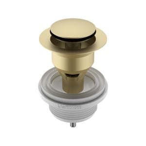 Caroma Brushed Brass 40mm Pop-Up Plug and Waste