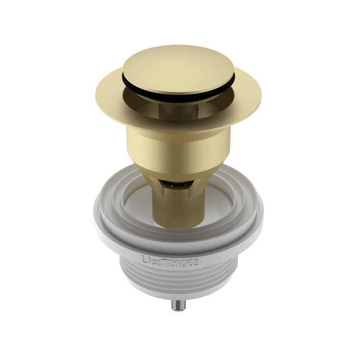 Caroma Brushed Brass 40mm Pop-Up Plug and Waste