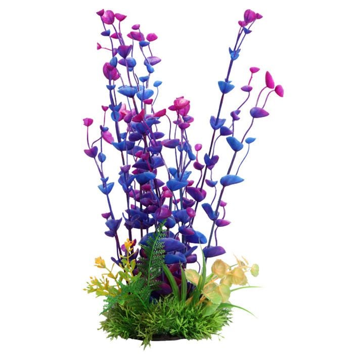 Aqua One Ecoscape Ogris Auribus Purple Plastic Plant 30cm - Large (28398)