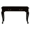 Centrum Furniture Queen Anne 2 Drawer Sofa Table - Chocolate