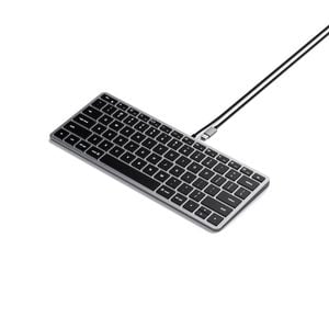 Satechi Slim W1 Wired Backlit Keyboard (Space Grey)