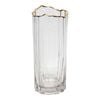 LVD Cliffe 25cm Round Glass Flower Vase Display Decor Small - Clear