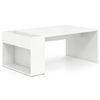 Costway Center Coffee Table Office Desk White