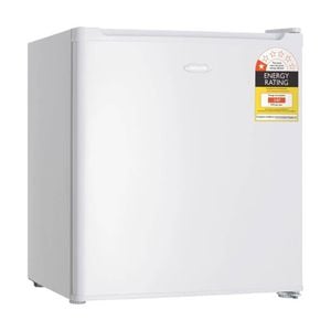 Heller White 47L Bar/Mini Fridge Indoor/Outdoor With Ice Cube Box