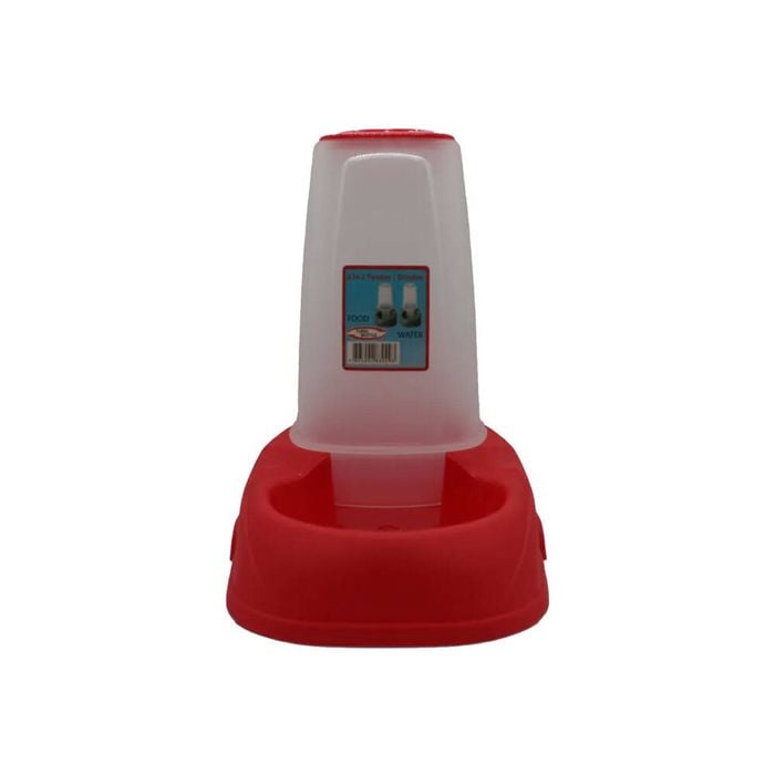 Showmaster 2 In 1 Pet Auto Feeder/Drinker Tower 1.5L Assorted Colours