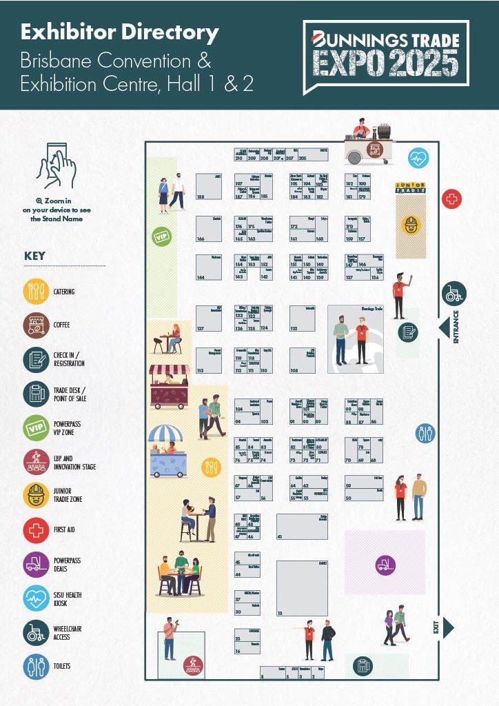 Brisbane Trade Expo Exhibitor Directory 2025  - Supplier booth