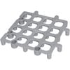 Vogue Plastic Dunnage Floor Rack 2 Pack 300x915x533mm Heavy Duty Commercial Kitchen Storage