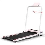 BLACK LORD Treadmill 38cm Electric Walking Pad Foldable Under Desk Pink