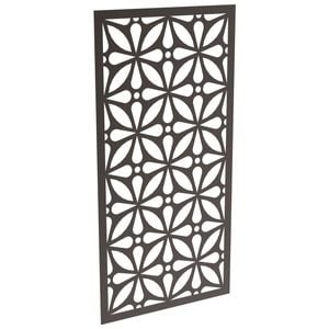 ProtectorAl 300-1200 x 1201-2400mm Black Satin Morrocco Unframed Solid Aluminium Decorative Panel