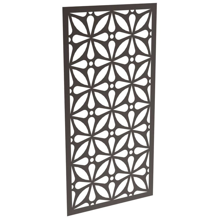 ProtectorAl 300-1200 x 1201-2400mm Black Satin Morrocco Unframed Solid Aluminium Decorative Panel