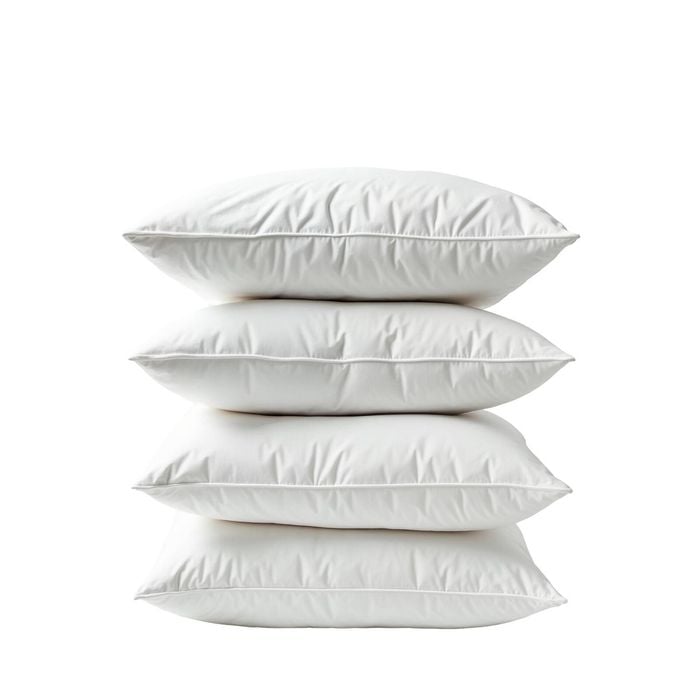 Royal Comfort Goose Feather Down Pillows 1000gsm 4 Pack White 4 Pack