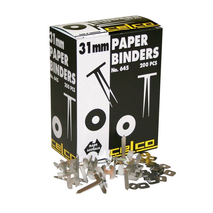 Esselte Paper Binders (Box of 200) (31mm)