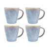 4x Maxwell & Williams Lunara Mug 400ml Durable Stoneware Reactive Glaze
