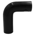 GASO 90 Degree Standard Elbow 1.5" (38mm) Silicone Hose Black